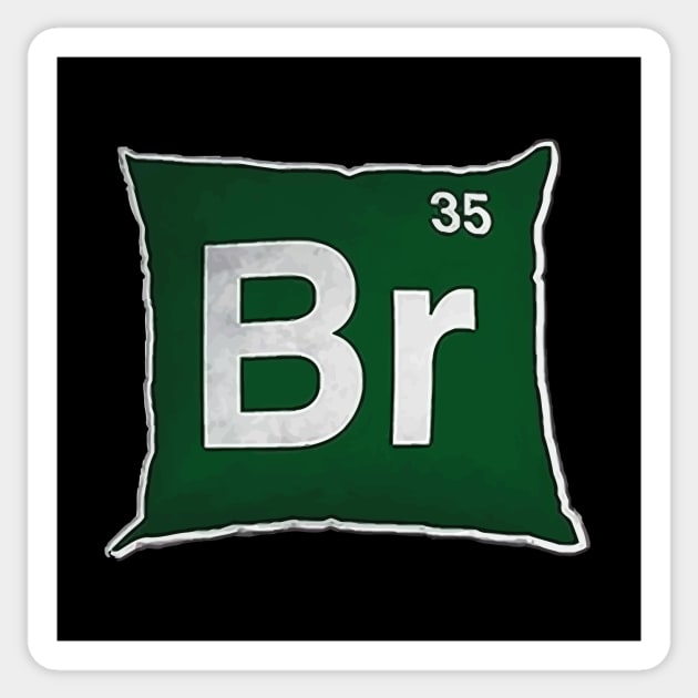 Breaking Bad Chemical Symbol Sticker by Gryaunth